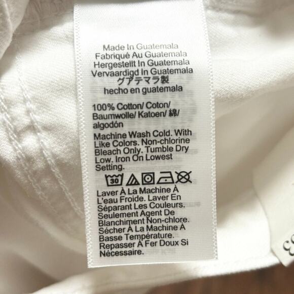 NWT J.CREW Slouchy Boyfriend Jeans in White READ DESCRIPTION SZ 16 - Picture 10 of 12